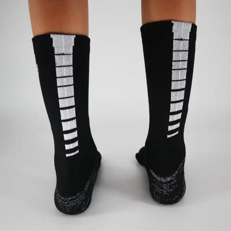 Chaussettes basket up time noir-blanc 3 — B.EASE