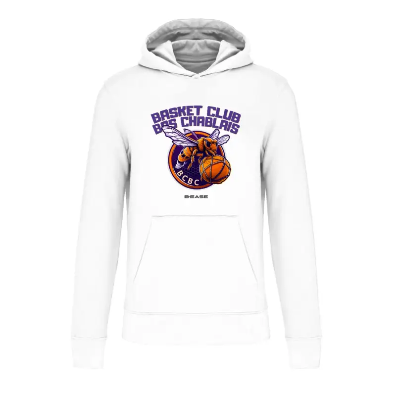 Hoodie-blanc