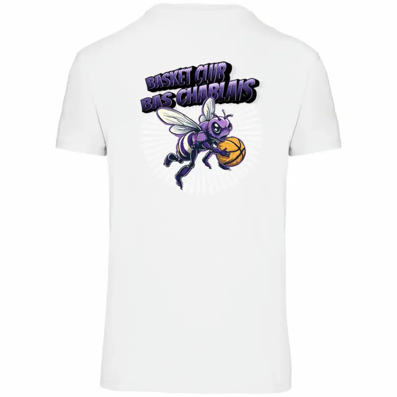 T-shirt blanc Bee dos T-shirt blanc Bee dos