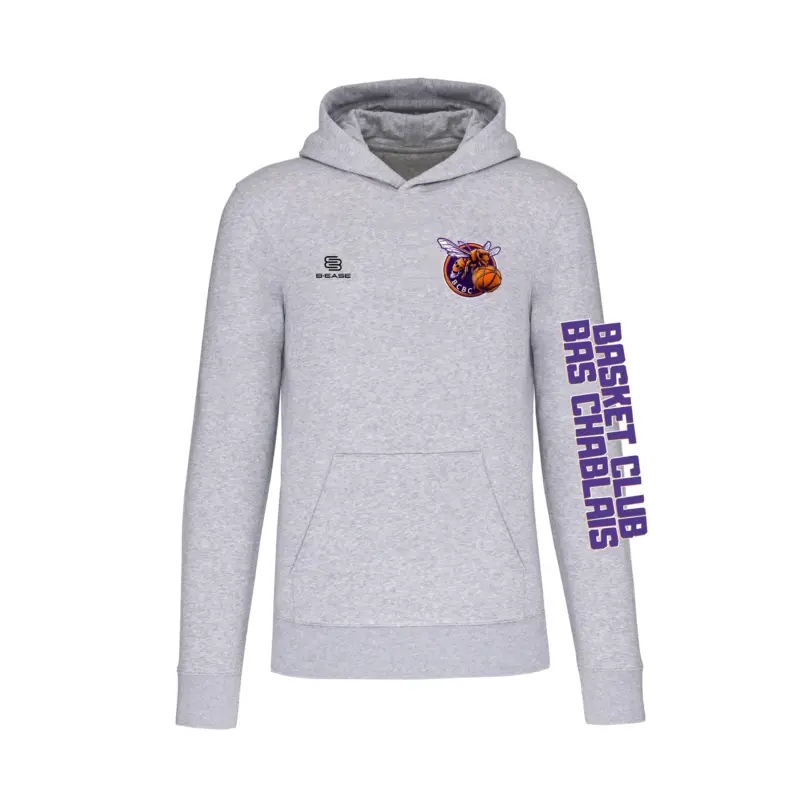Hoodie gris big avant Hoodie gris big avant