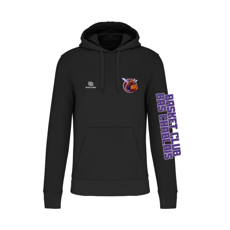 Hoodie noir big avant Hoodie noir big avant