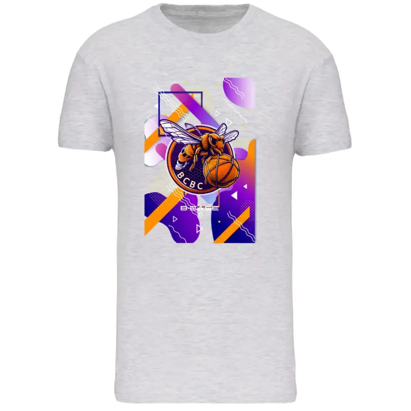 T-shirt gris big avant