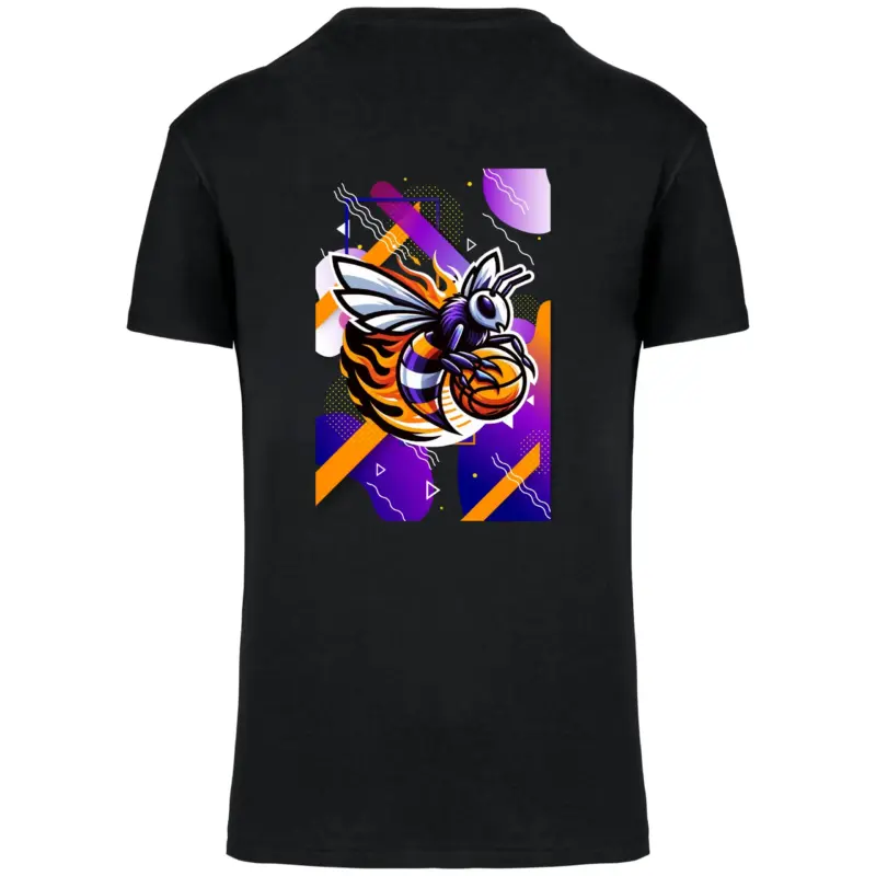 T-shirt noir big arrière