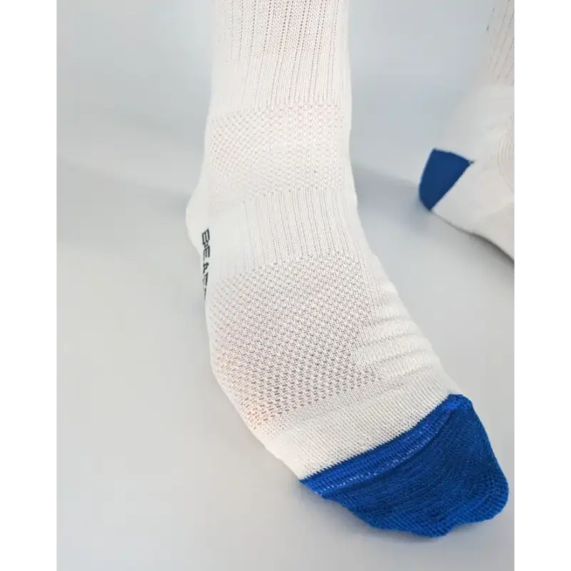 chaussette basketball uptime blanc bleu