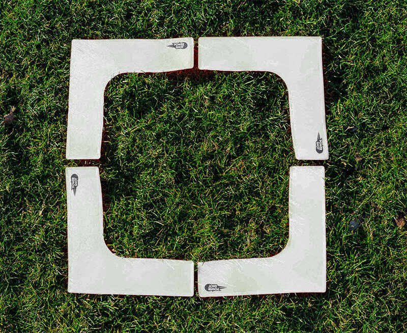 Lot de 4 marquages au sol - coins