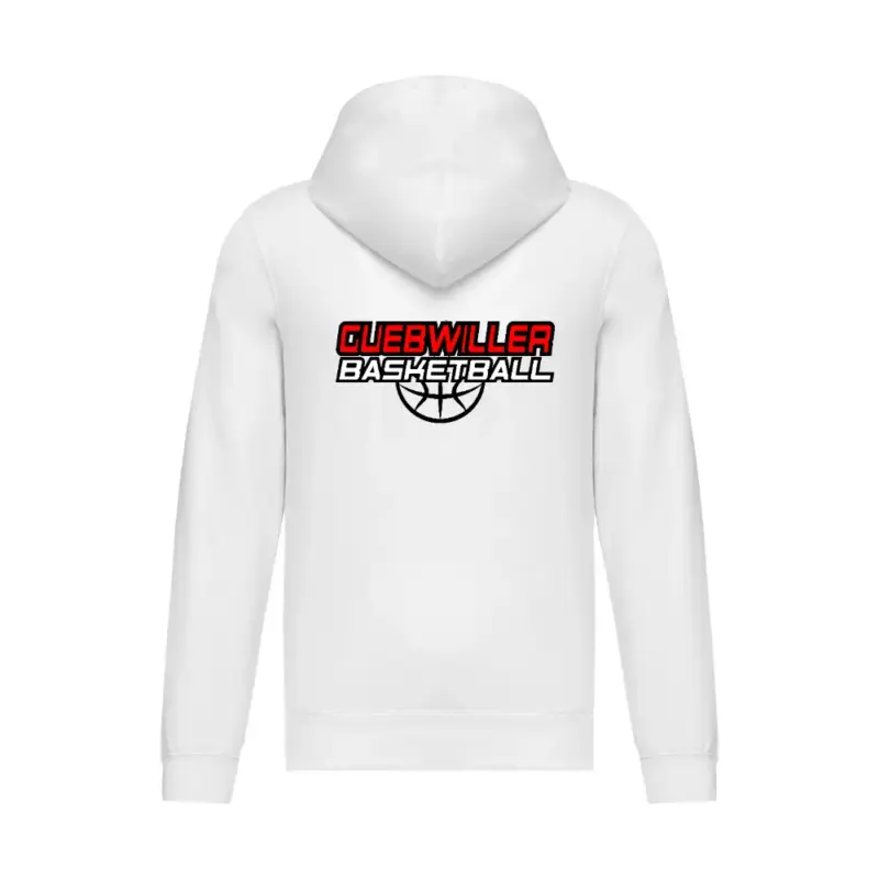 Hoodie dos blanc