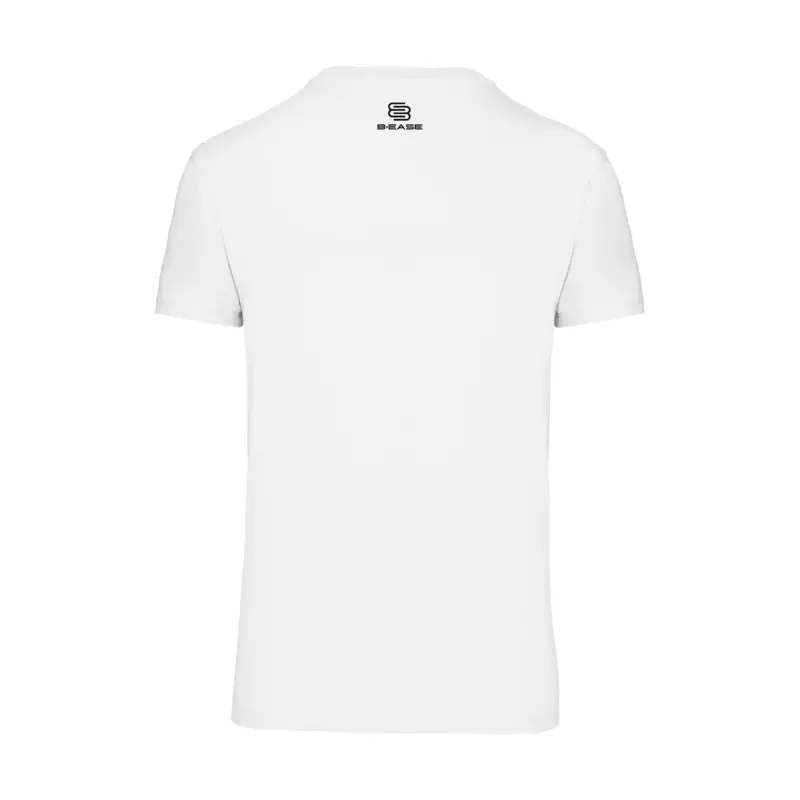 T-shirt-basketball-dos-standard-blanc