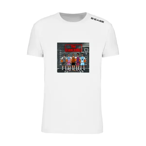 T-shirt-usual-ballers-blanc