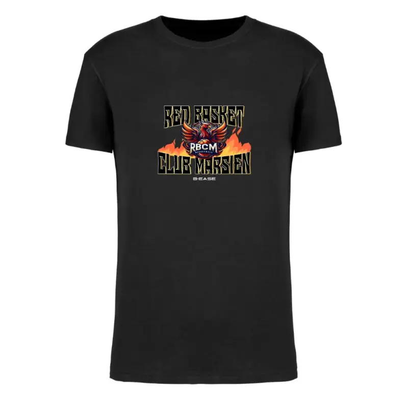 T-shirt RBCM Flamme noir