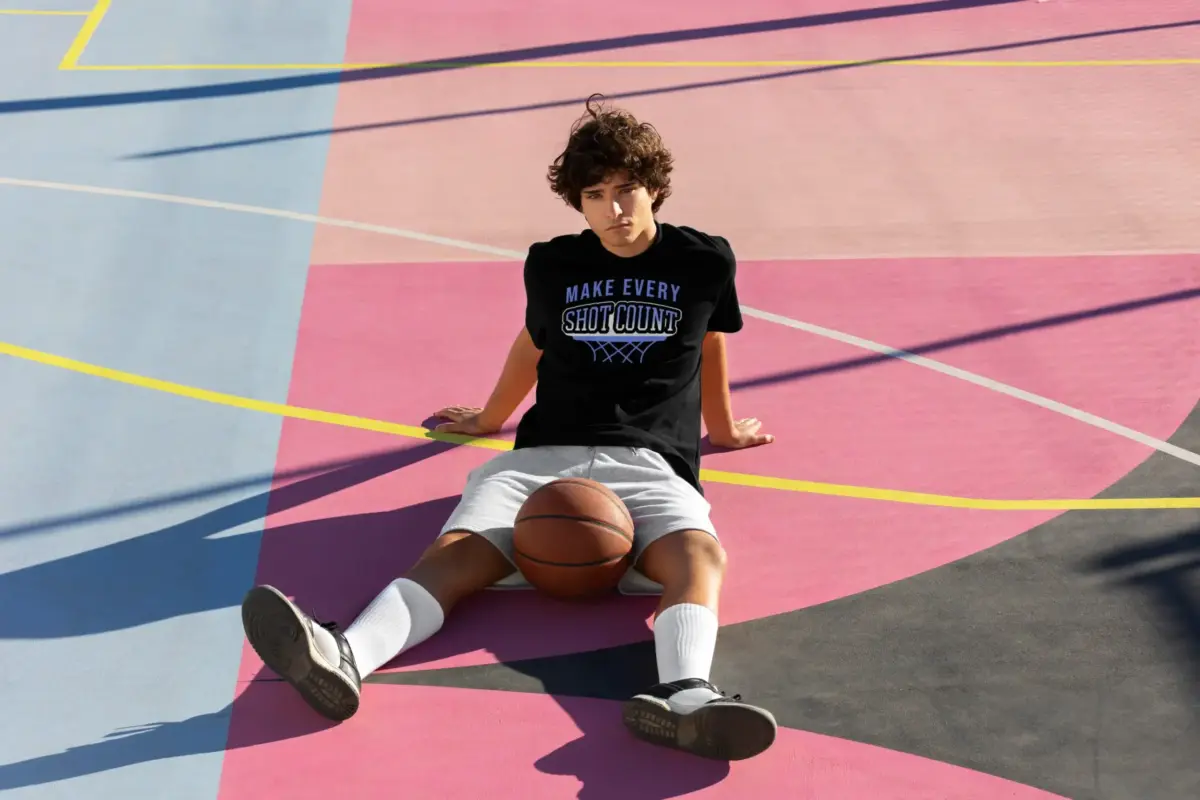 T-shirt Make every shot count