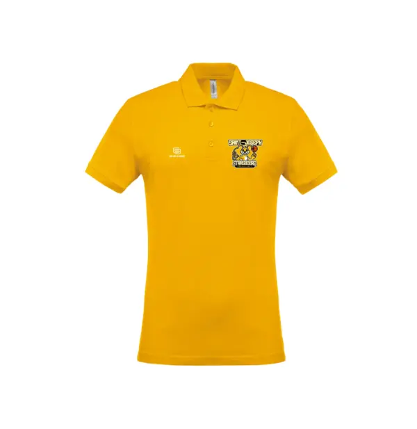 Polo saint jospeh strasbourg basketball jaune