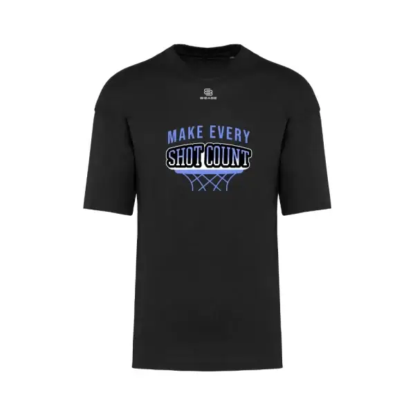 T-shirt make every shot count basket