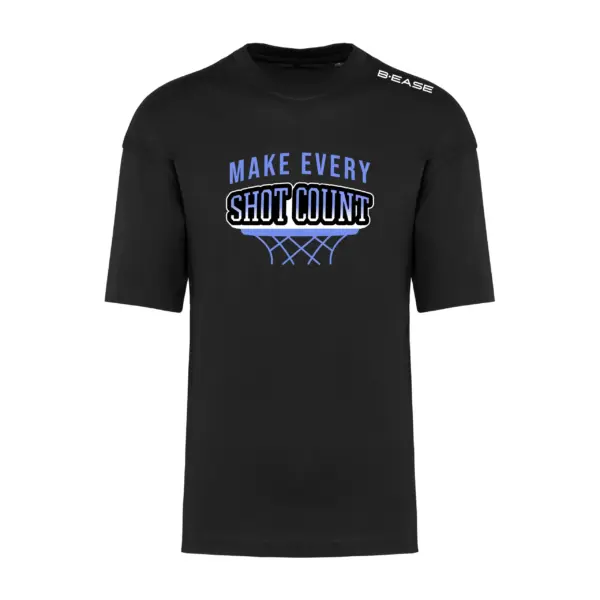 T-shirt make every shot count basket