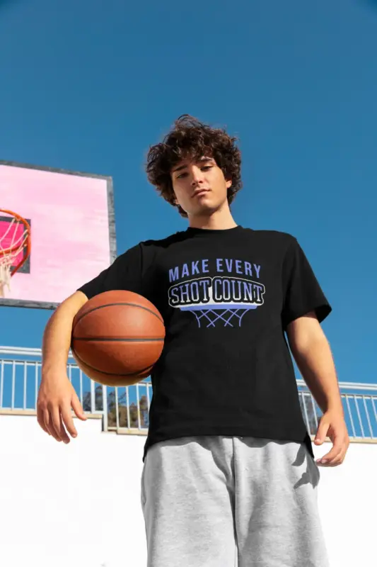 T-shirt Make every shot count