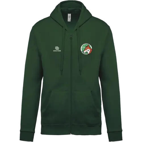 sweat zippé à capuche rustenhart / sweat à capuche zippé homme