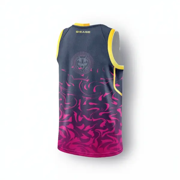 jersey peuple bleu arrière fond blanc