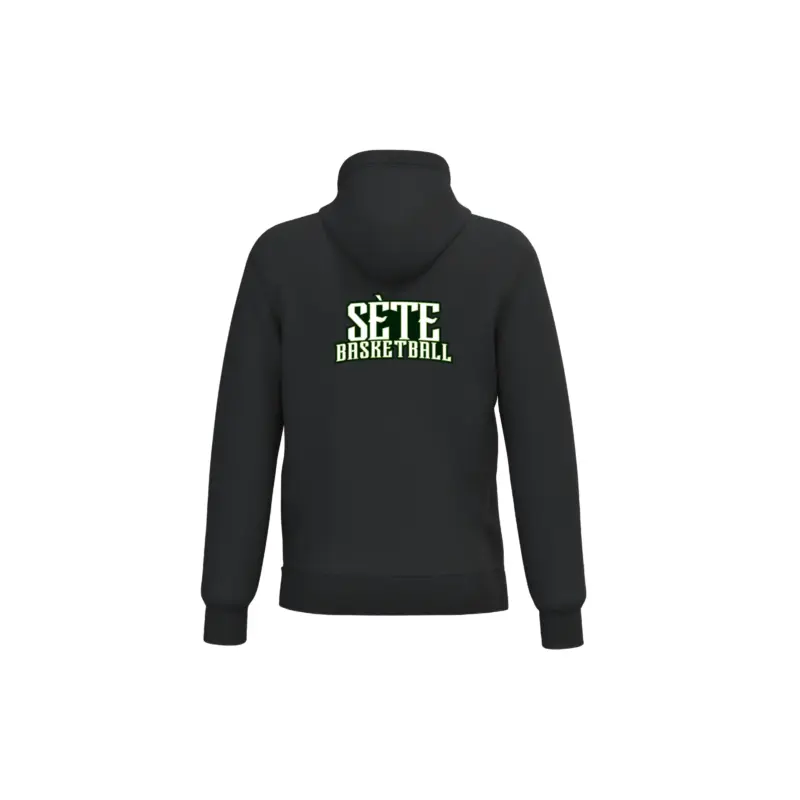 Hoodie noir dos