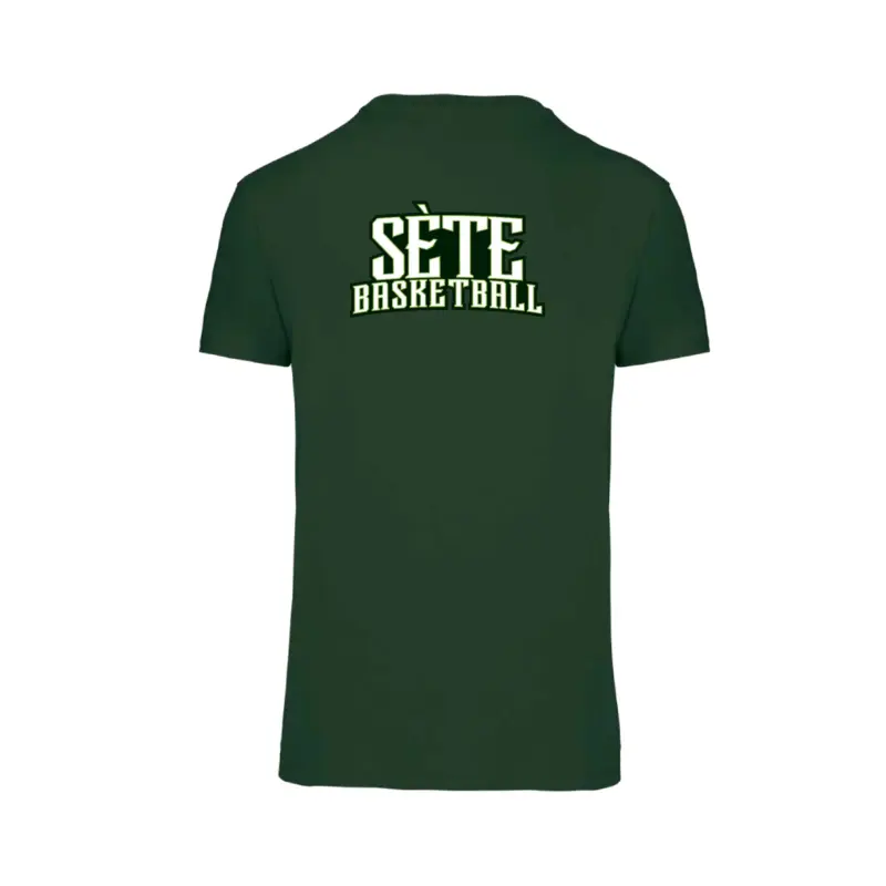 T-shirt vert dos