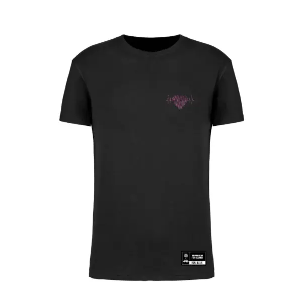 t-shirt fabrique en rose avant