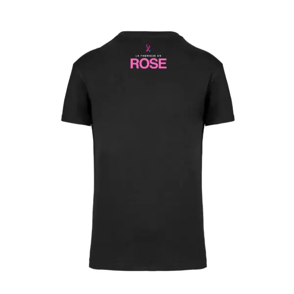 t-shirt fabrique en rose dos