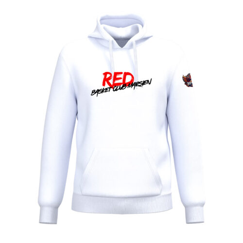 Sweat à capuche RBCM - RED2 - Blanc