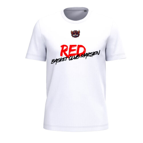 Artboard 9-100 T-shirt RBCM - RED2 - Blanc