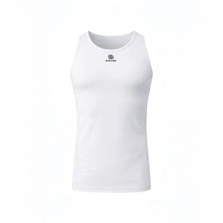 debardeur compression basket blanc — B.EASE