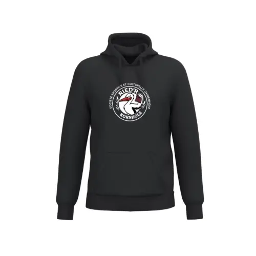Hoodie Kornried Sweat à capuche Ried'R Kornhole - Noir
