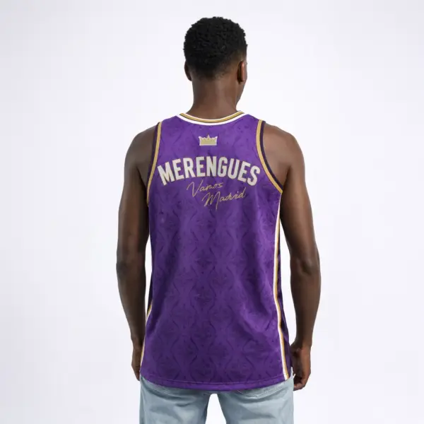 Maillot Madrdi basket arrière porté