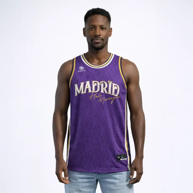 Maillot Madrdi basket avant porté — B.EASE