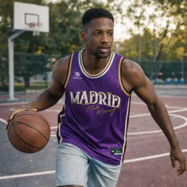 maillot basketball madrid style 1 — B.EASE