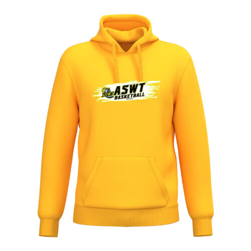 Sweat à capuche AS Wattignies - Stamp - jaune