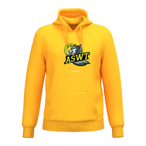 Sweat à capuche AS Wattignies BIG - origine - jaune