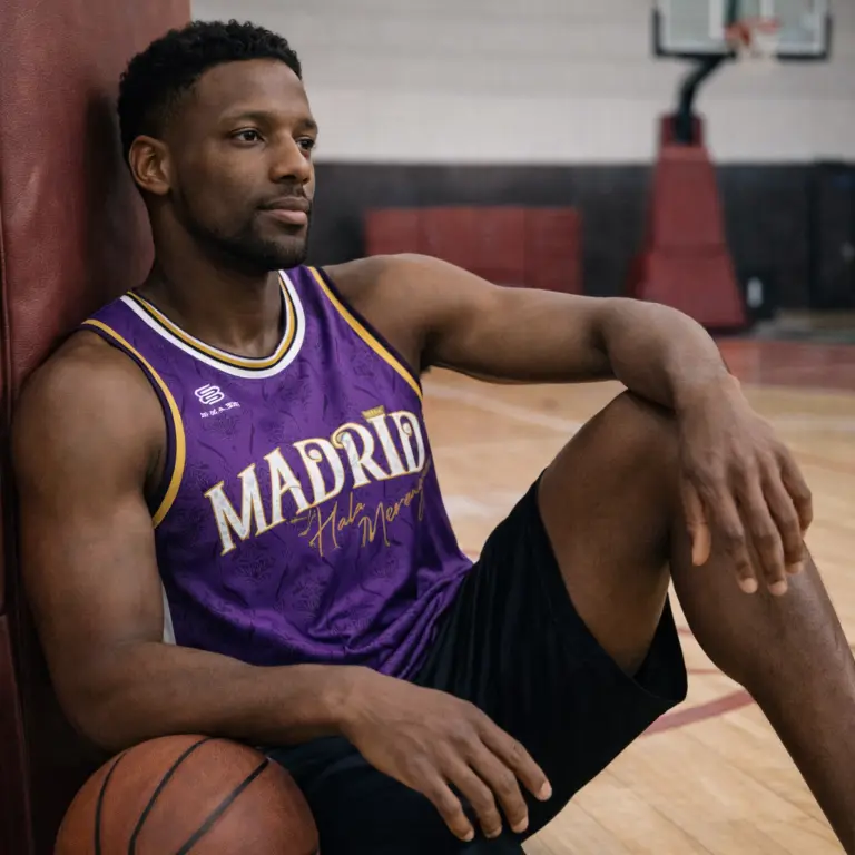 maillot basketball madrid style 2