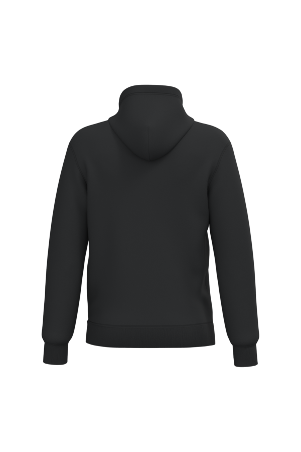 Black BACK Sweat-shirt recyclé à capuche unisexe