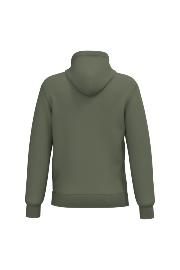 Caper Green BACK Sweat-shirt recyclé à capuche unisexe