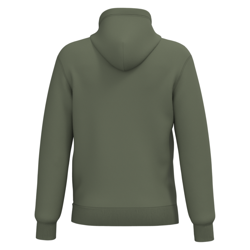 Caper Green BACK Sweat-shirt recyclé à capuche unisexe