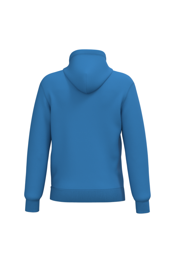 Light Royal Blue BACK Sweat-shirt recyclé à capuche unisexe