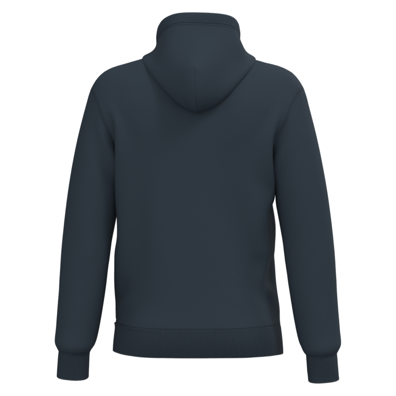 Navy BACK Sweat-shirt recyclé à capuche unisexe