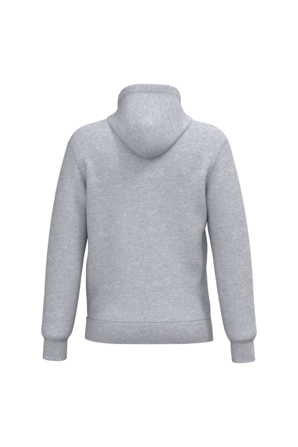 Oxford Grey BACK Sweat-shirt recyclé à capuche unisexe