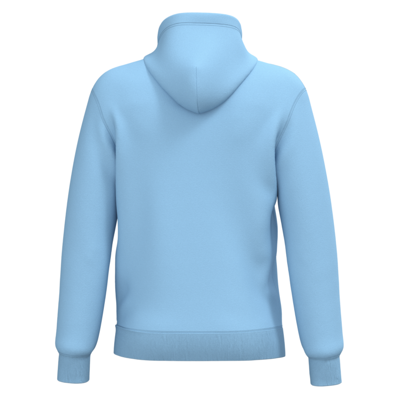 Sky Blue BACK Sweat-shirt recyclé à capuche unisexe