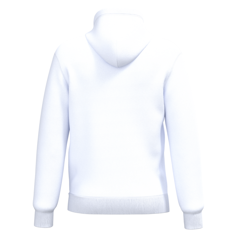 White BACK Sweat-shirt recyclé à capuche unisexe