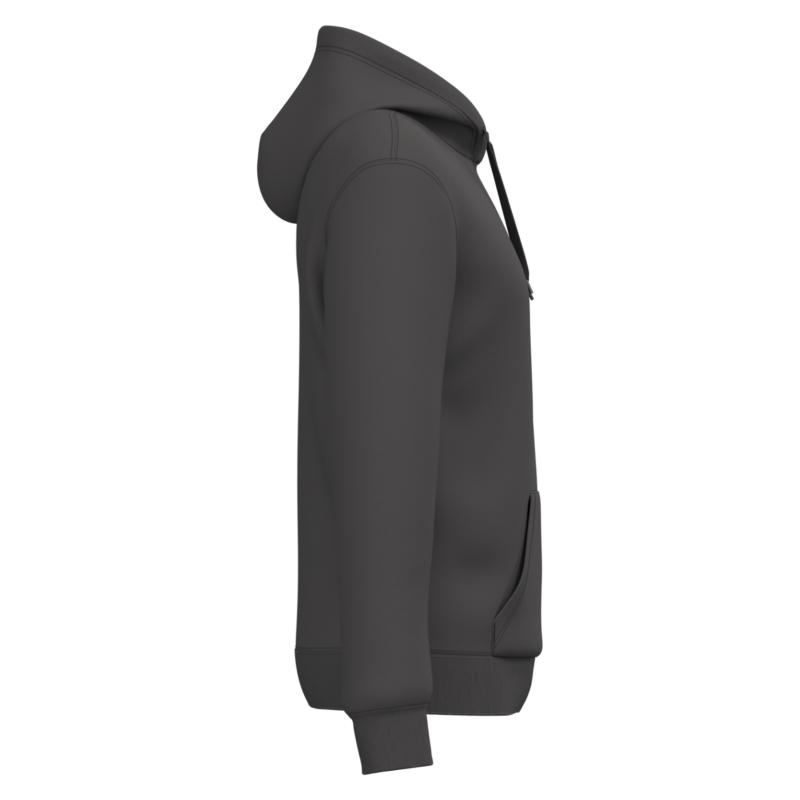 Dark Grey SIDE Sweat-shirt recyclé à capuche unisexe