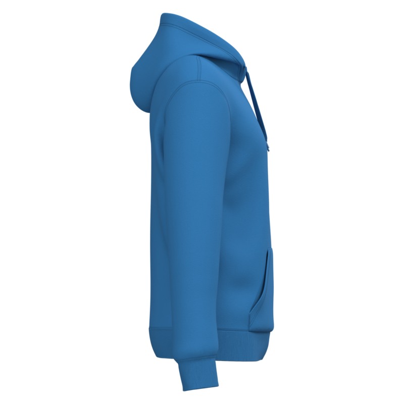 Light Royal Blue SIDE Sweat-shirt recyclé à capuche unisexe