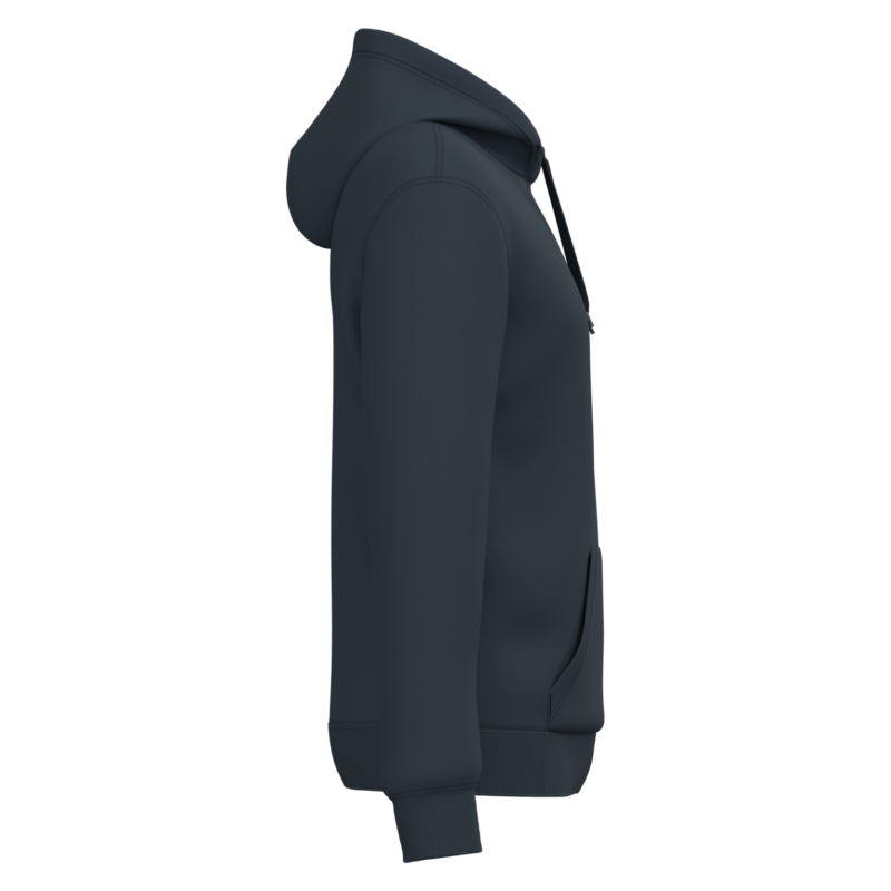 Navy SIDE Sweat-shirt recyclé à capuche unisexe