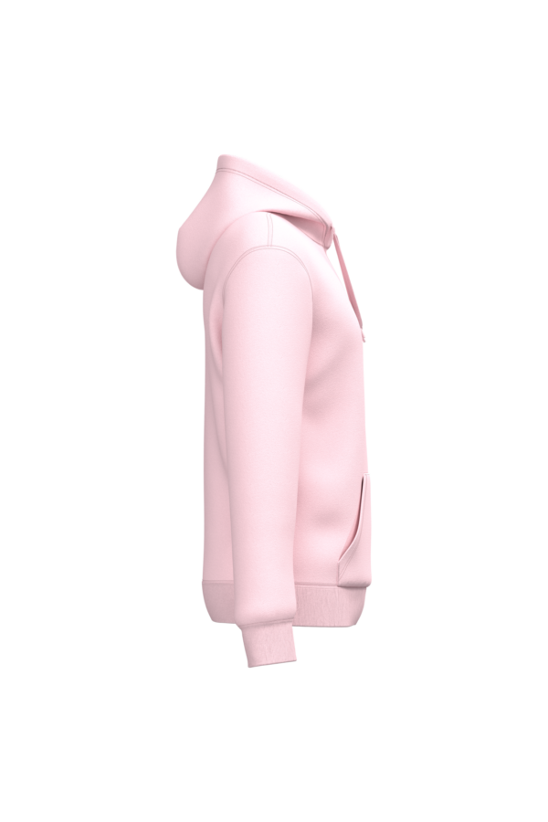 Pale Pink SIDE Sweat-shirt recyclé à capuche unisexe