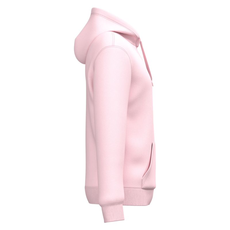 Pale Pink SIDE Sweat-shirt recyclé à capuche unisexe