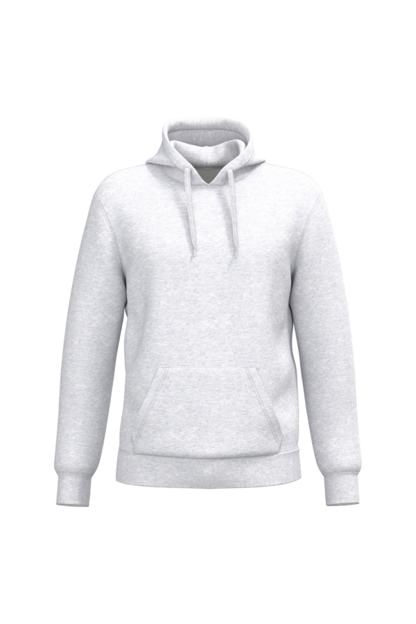 Ash Heather FACE Sweat-shirt recyclé à capuche unisexe
