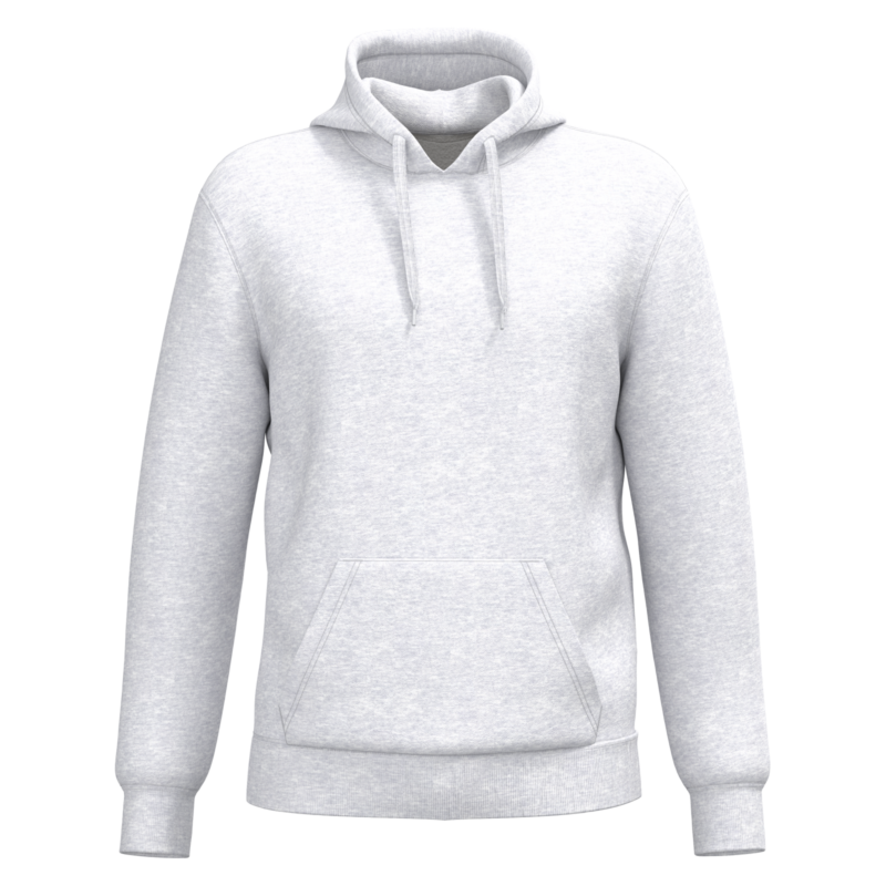 Ash Heather FACE Sweat-shirt recyclé à capuche unisexe