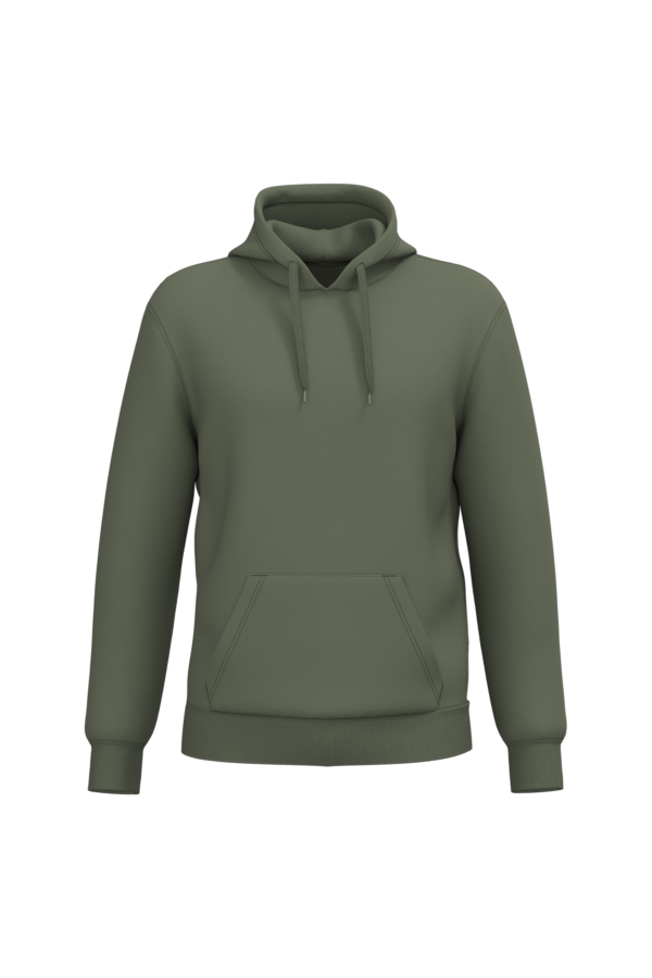 Caper Green FACE Sweat-shirt recyclé à capuche unisexe